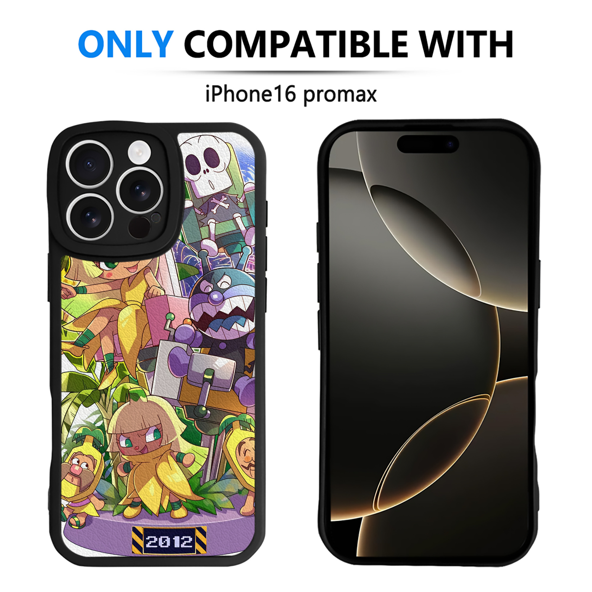 （画像用） アンパンマン Anpanman 【iPhone 16シリーズ対応】シリコンスマホケース（レザー調） 材質：シリコン